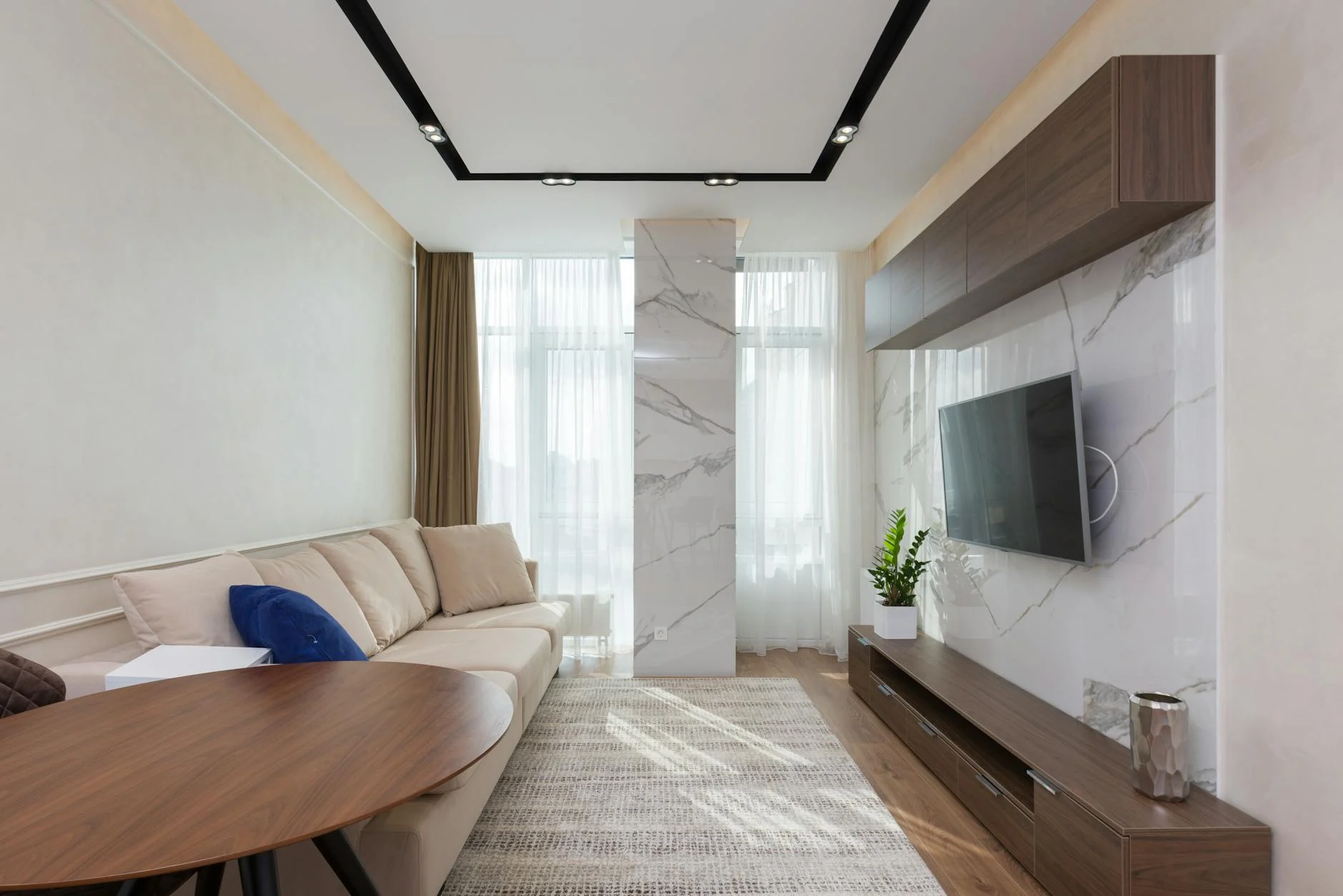 Desain Plafon Gypsum Ruang Tamu Modern Di Surakarta Seperti Apa?